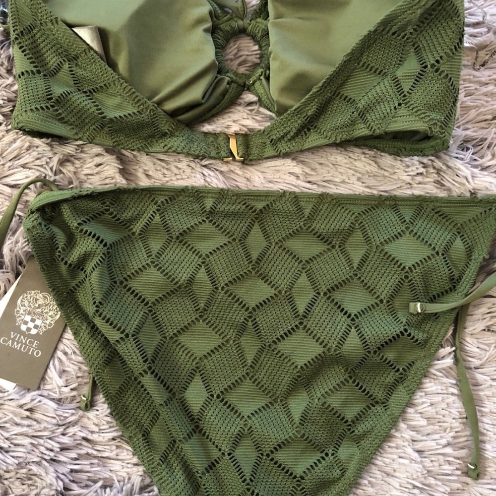New Vince Camuto 2 Piece Swim Suit Size Large - Picture 7 of 9